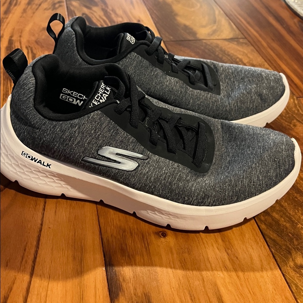 Skechers Charcoal and Black Athletic Shoes